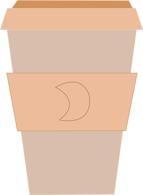 Vector para llevar café