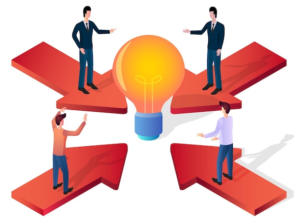 Lluvia de ideasLa gente está buscando formas de generar nuevas ideas