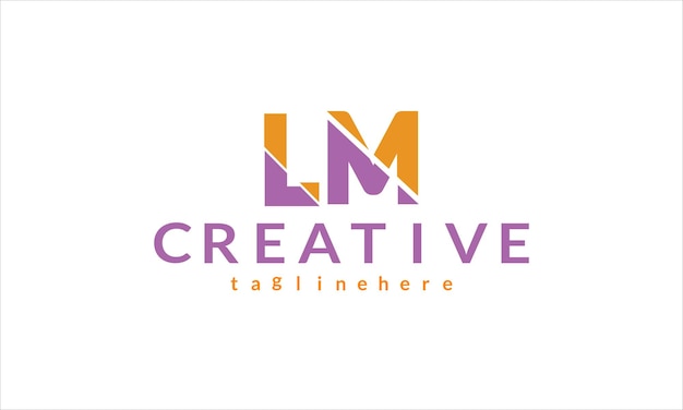 LM LATTER inicial creativo último logotipo de la empresa LATTER OD inicial creativo segundo logotipo compa