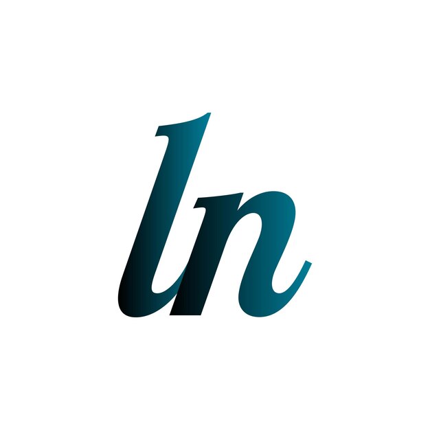 ln initials monogram logo typography lettering corporate identity brand identity symbol