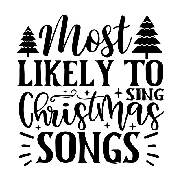 Lo más probable es que cante canciones navideñas SVG