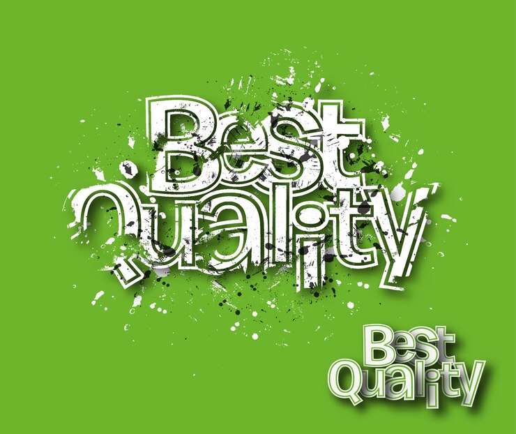 Vector lo mejor del mejor elemento de diseño de texto.