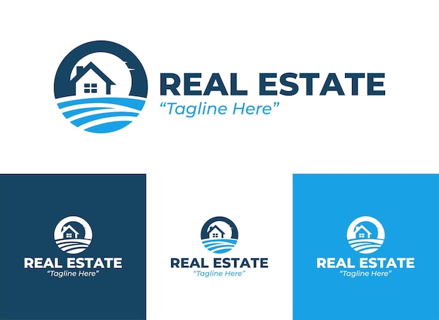 Logo de agencia inmobiliaria
