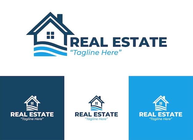 Logo de agencia inmobiliaria