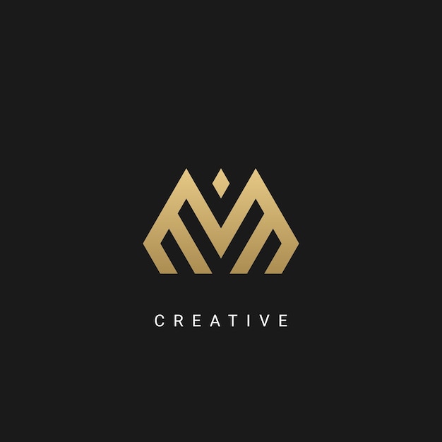 Un logo para una agencia llamada m creative