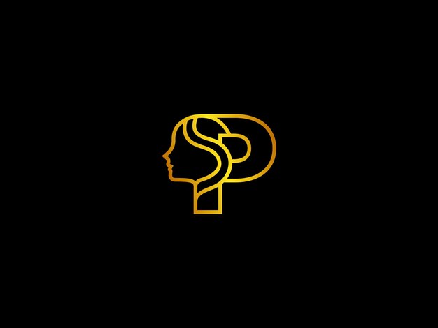 Logo amarillo con la letra p