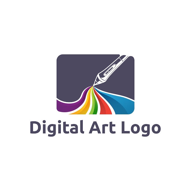 Logo de arte digital