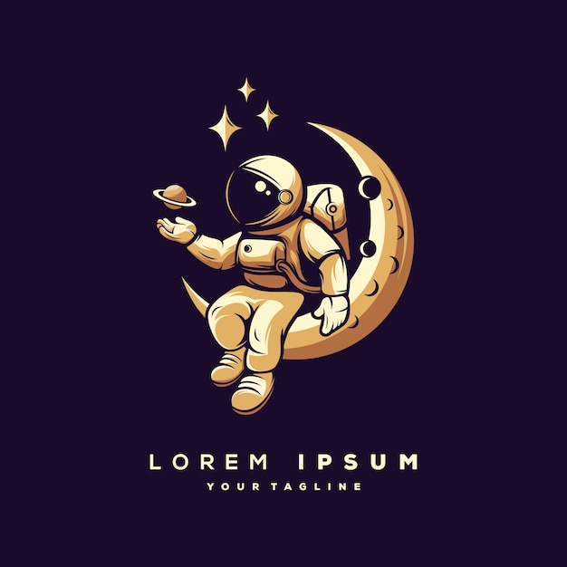 Logo de astronauta