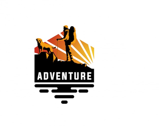 Logo aventura al aire libre