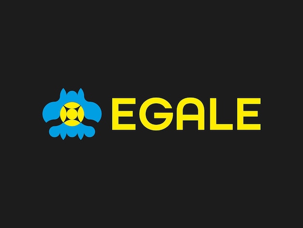 Un logo azul y amarillo con la palabra 'equipe'