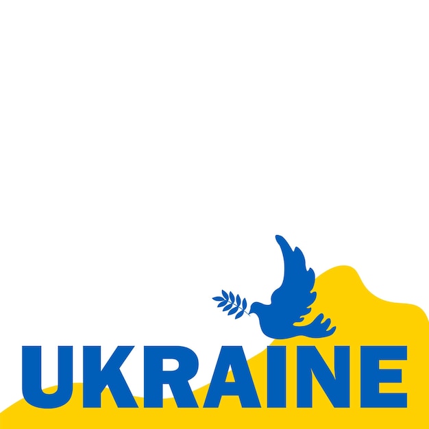 Un logo azul y amarillo con una paloma y un pájaro volando en el aire.