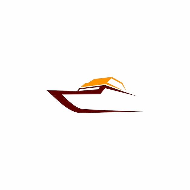 Un logo de barco con un barco en él