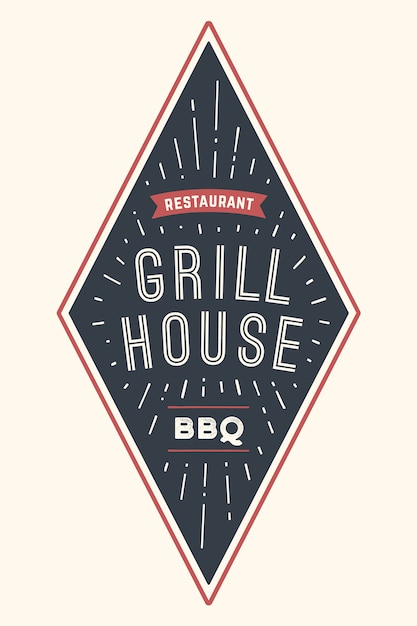 Logo bbq grill house