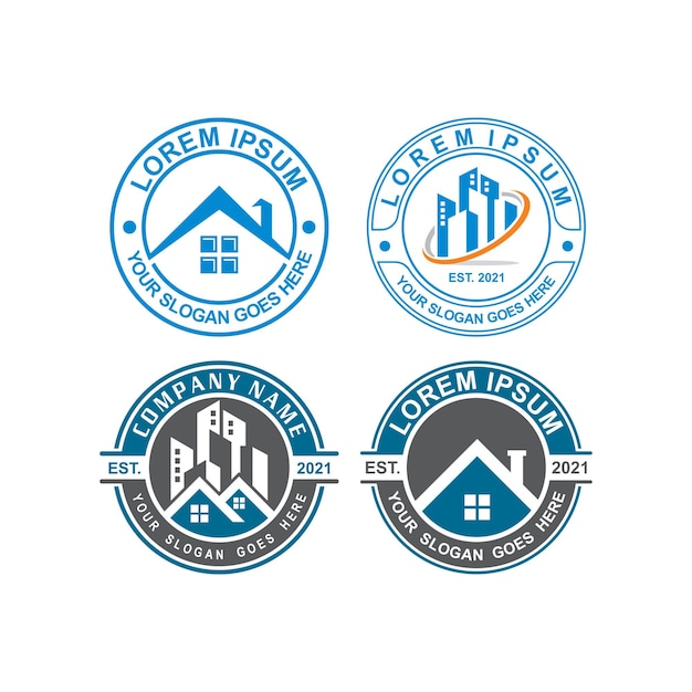 logo de bienes raices logo de casa de alquiler