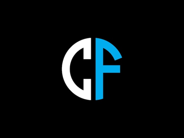 Un logo en blanco y negro para una empresa llamada gf