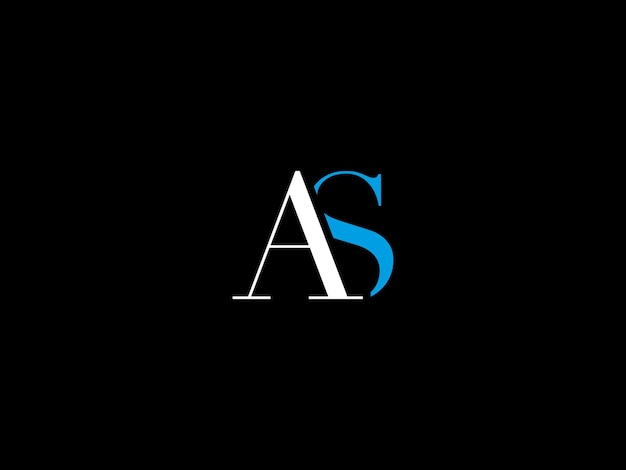 Un logo en blanco y negro con la letra como en él