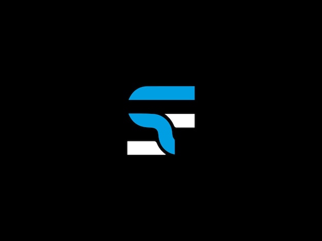 Un logo en blanco y negro con la letra s en él