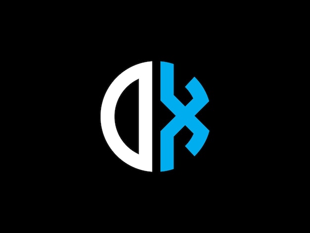 Un logo en blanco y negro con la letra x en él