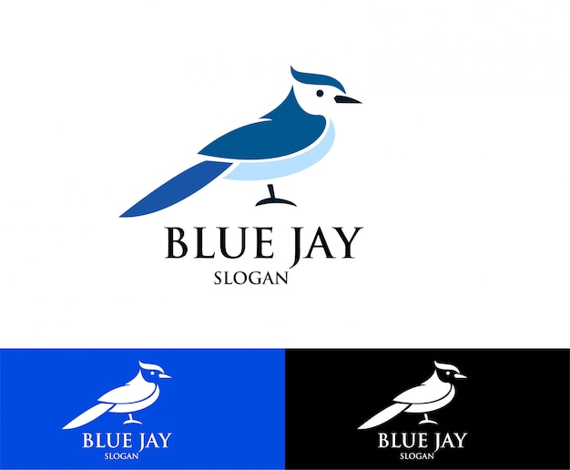 Logo de blue jay bird s