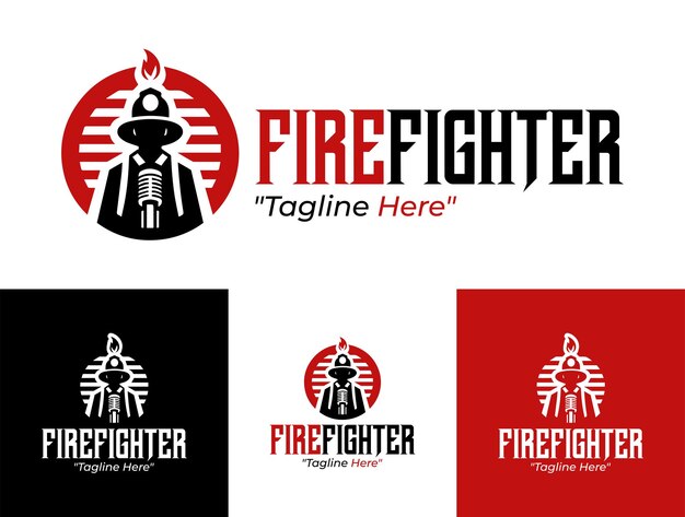 Logo de bombero