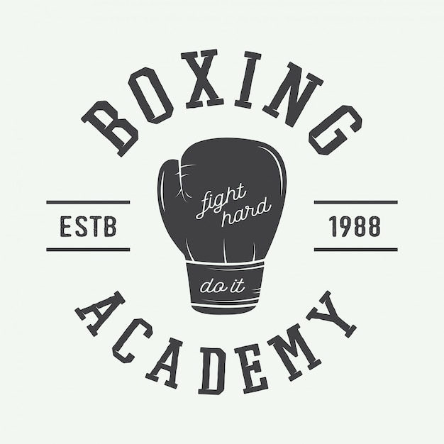 Logo de boxeo