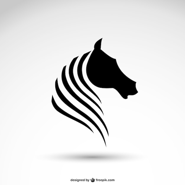 Logo del caballo | Vector Premium