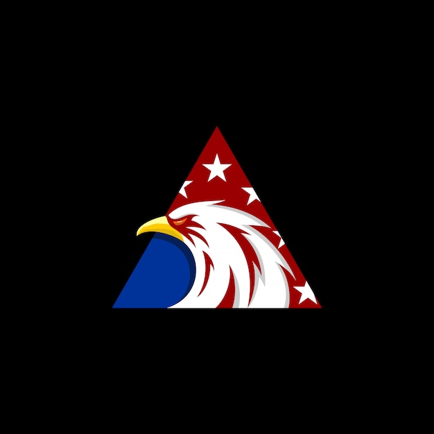 Logo de cabeza de águila