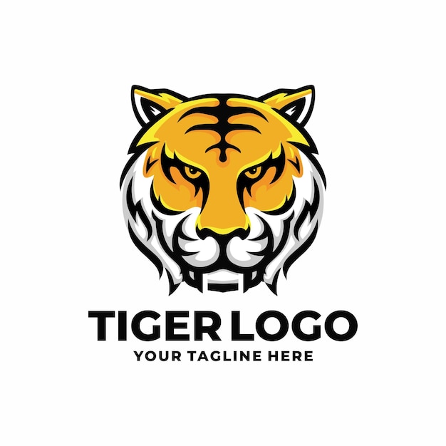 logo de cara de tigre