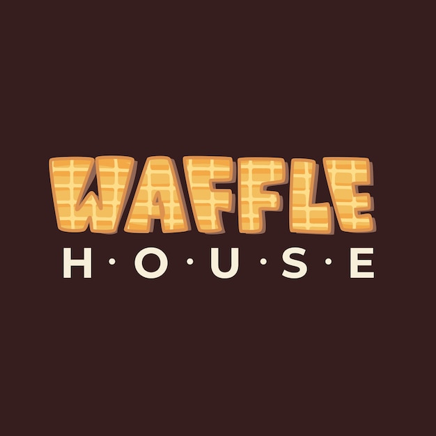 Logo de la casa de waffles
