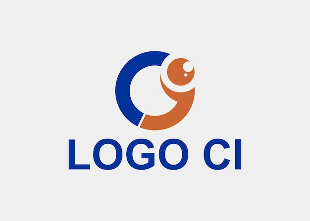 Logo ci círculo nombre de la empresa