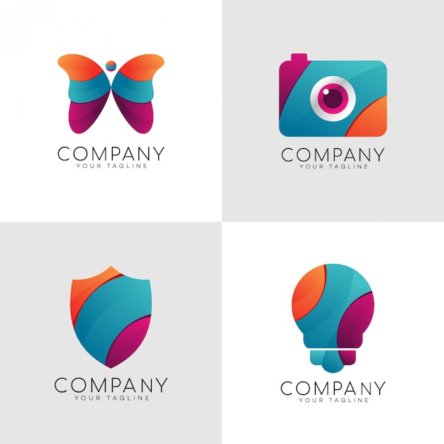 Logo colorido moderno