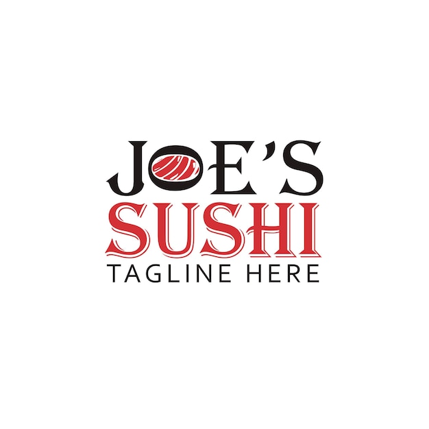 Logo de comida coreana dibujado a mano