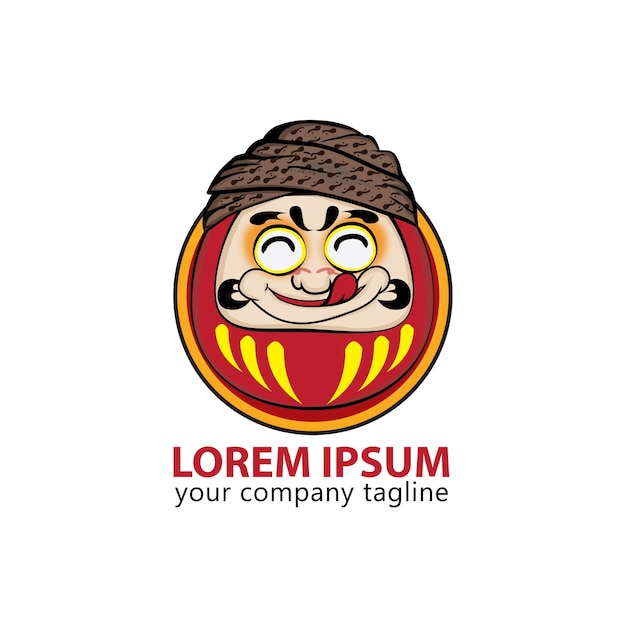 logo comida tradicional daruma