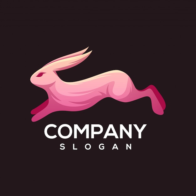 logo de conejo listo para usar