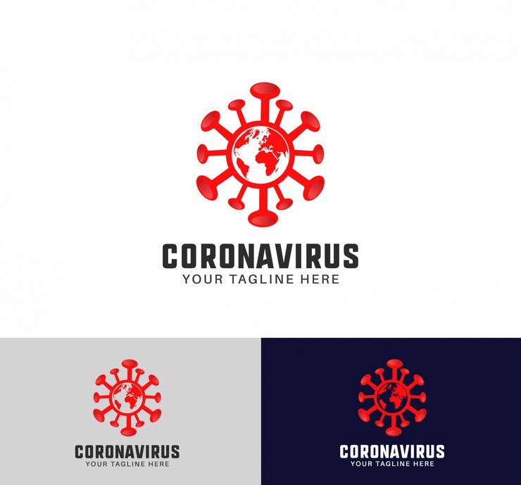 Vector logo coronavirus