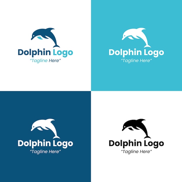 Logo de delfines
