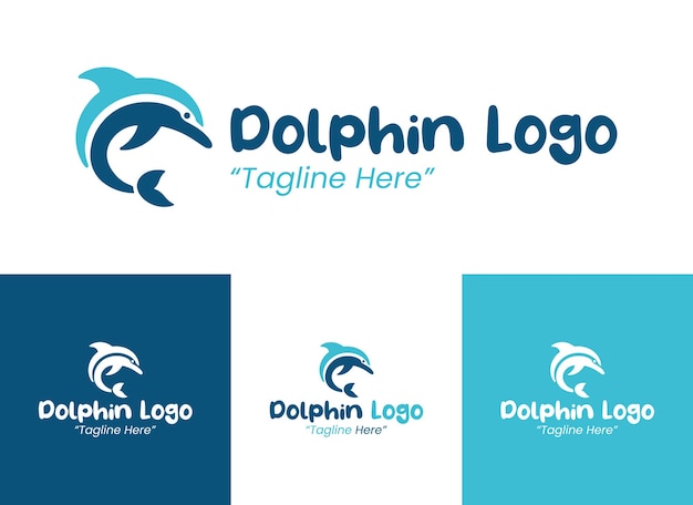 Logo de delfines