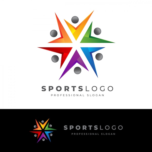 Vector logo deportivo