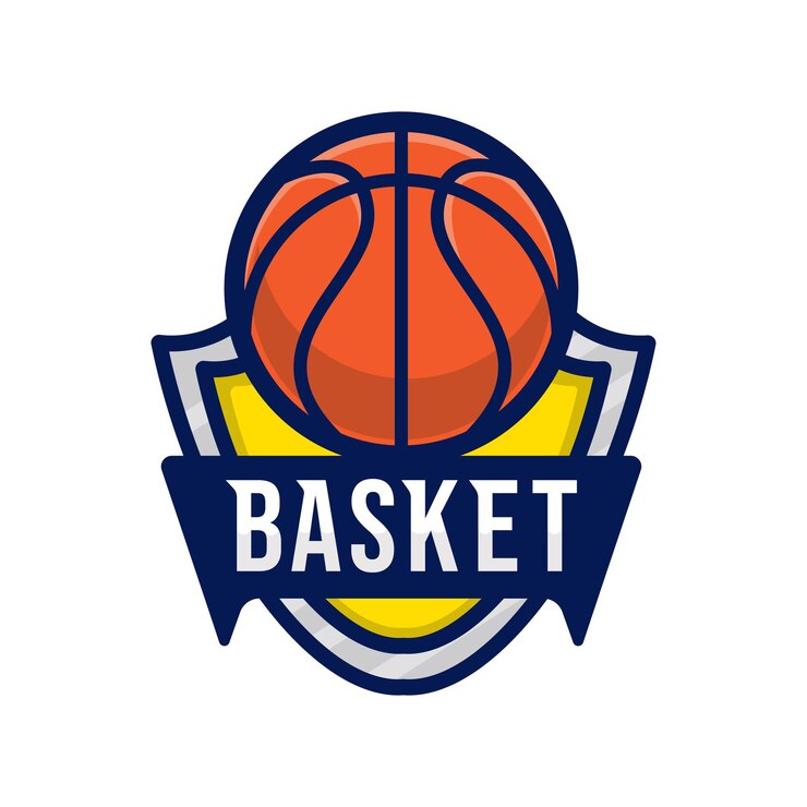 Logo con diseño de baloncesto
