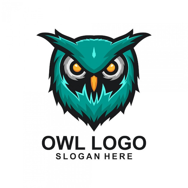 Logo con diseño de búho