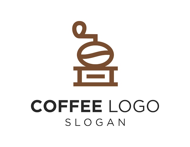 Logo con diseño de café