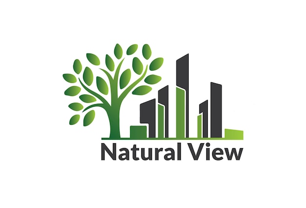 Logo con diseño de casa