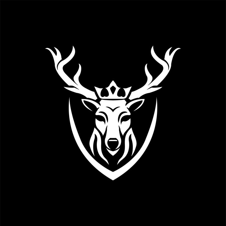 Logo con diseño de ciervo