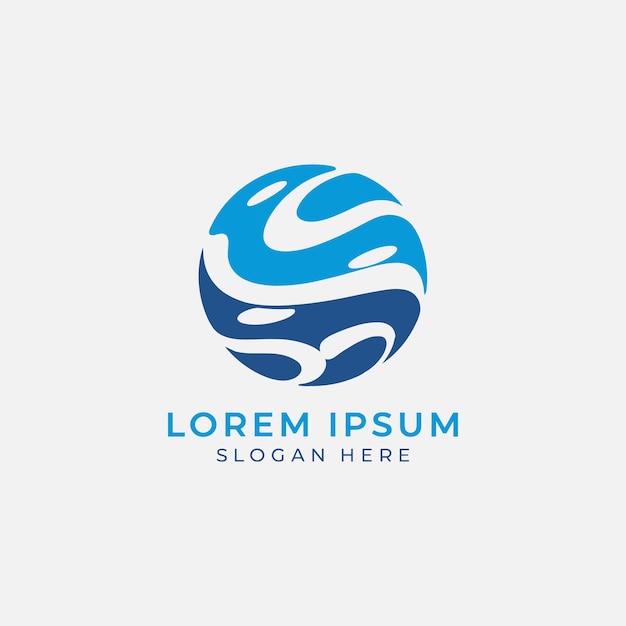Logo con diseño de círculo