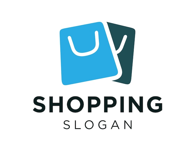 Logo con diseño de compras