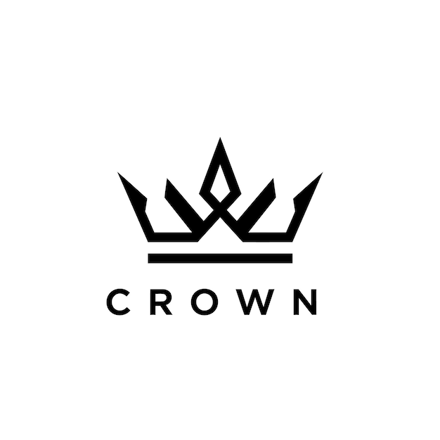 Logo con diseño de corona