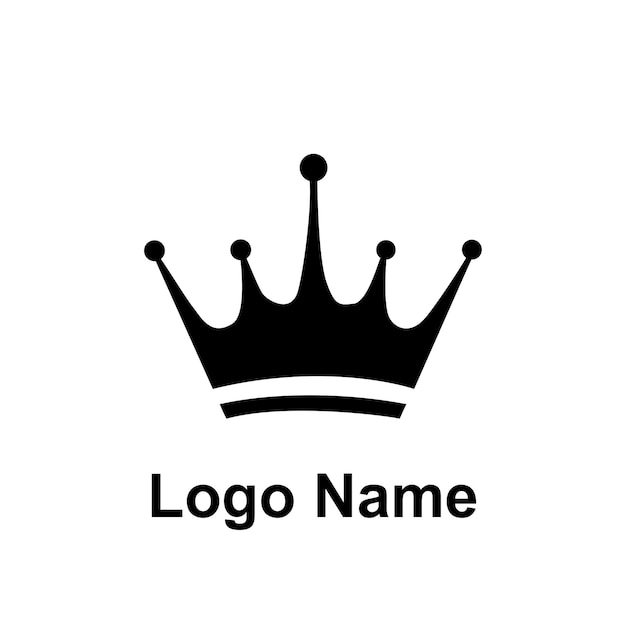 Logo con diseño de corona