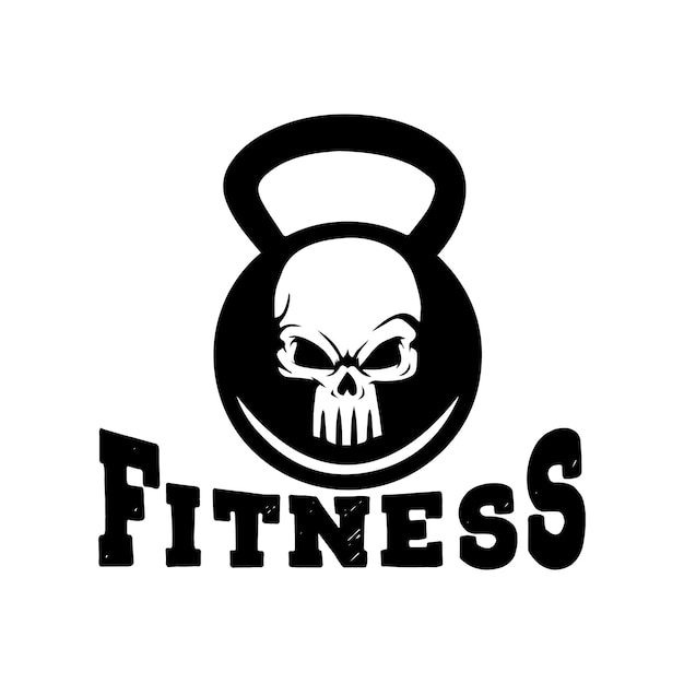 Logo con diseño fitness