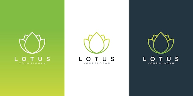Logo con diseño de flor