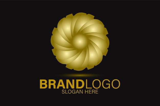 Logo con diseño de flor